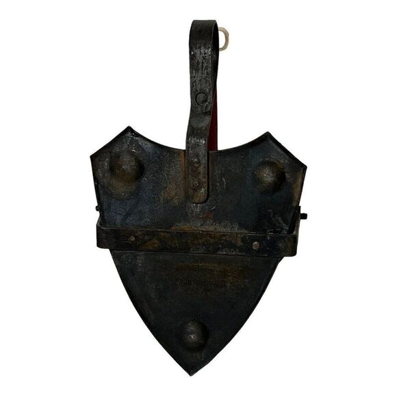 Vintage Mid Centure Modern Renaissance Iron Hand Wrought hanging candle holder - Picture 4 of 6